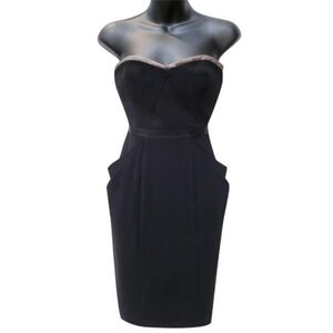 BCBGMAXAZRIA Daphine Strapless Corset Cocktail / Formal Dress |Size 8